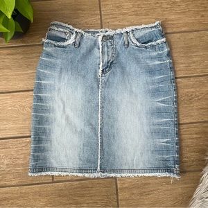 No Boundaries Vintage Y2K Denim Mini Skirt size 9